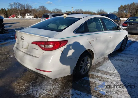 2016 Hyundai Sonata Se z USA, uszkodzony, nr VIN 5NPE24AFXGH296071